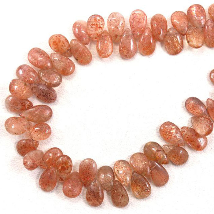 wholesale Sunstone Plain Beads Strands for necklace