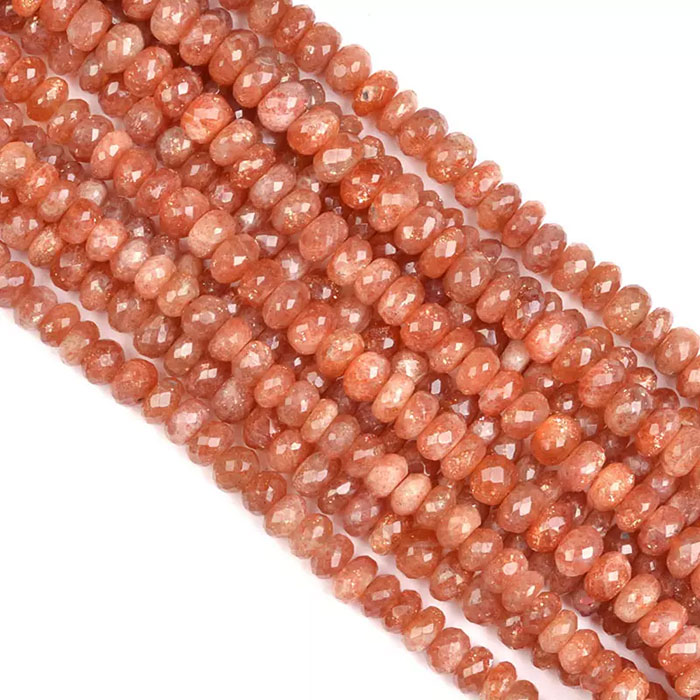 suppliers of Sunstone Faceted Beads Strands at best price