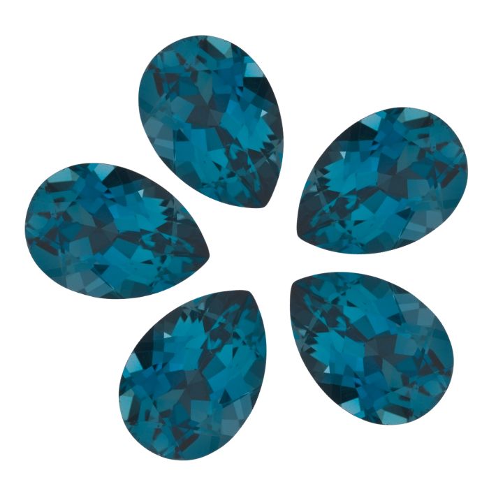 Buy Online Natural London Blue Topaz Oval Gemstone | Semi Precious Gemstones