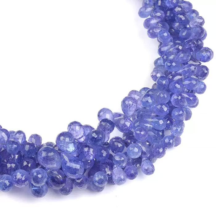 manufacturer of Tanzanite Faceted Beads Strands for jewellery