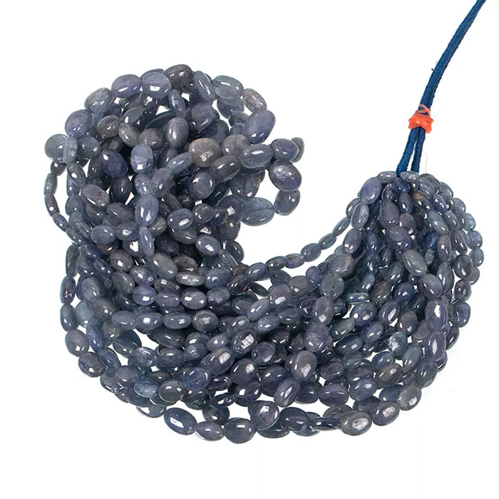 best quality Tanzanite Plain Beads Strands manufacturer