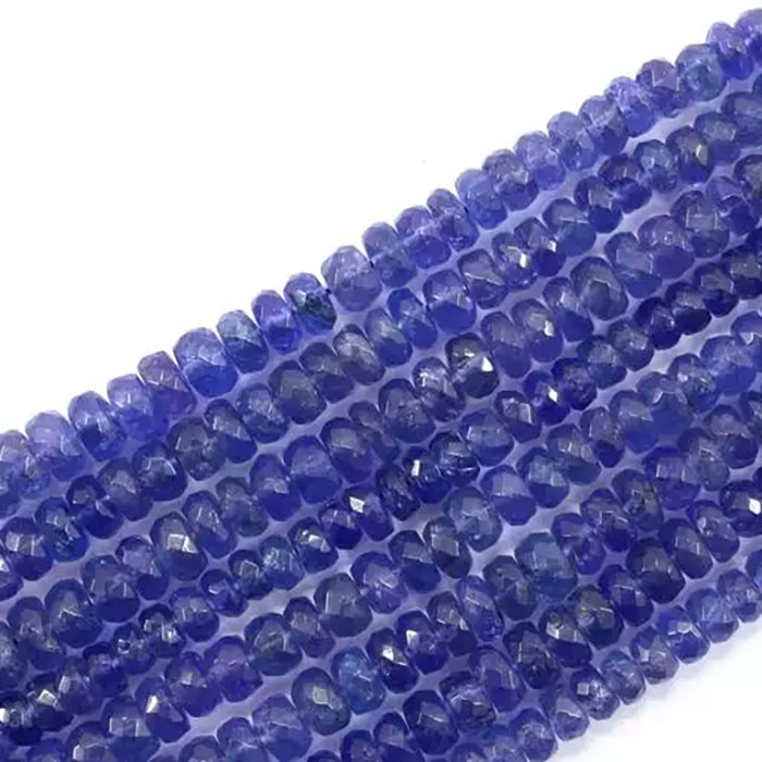 best quality Tanzanite Faceted Beads Strands manufacturer