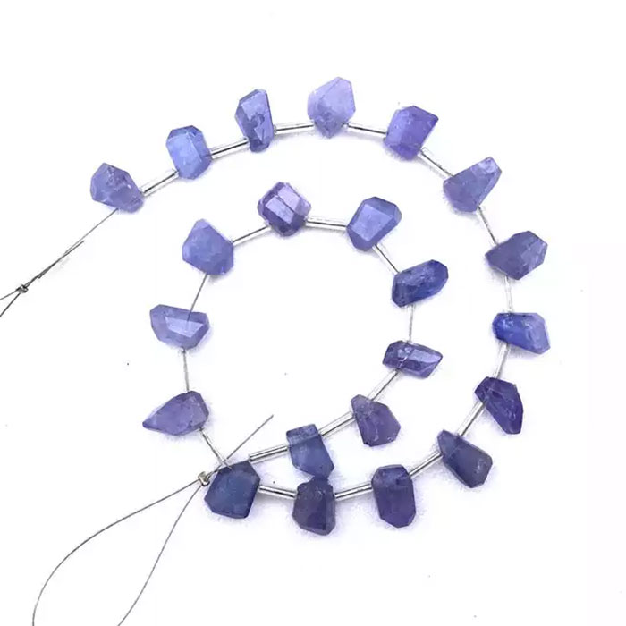 awesome look Tanzanite Faceted Beads Strands mala