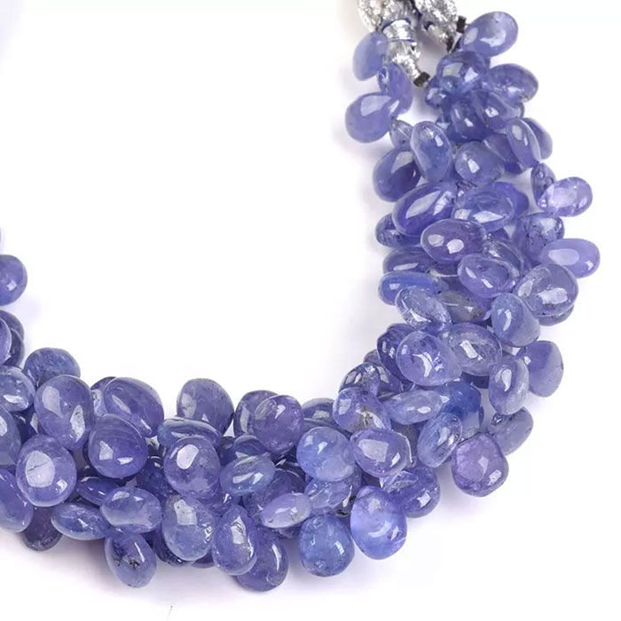 handmade Tanzanite Plain Beads Strands Huge selections