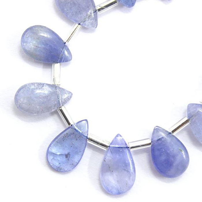 wholesale Tanzanite Plain Beads Strands for necklace