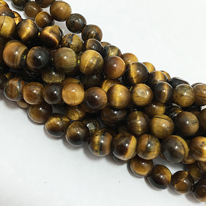 Exporter Tiger Eye Plain Round 4mm to 5mm Beads
