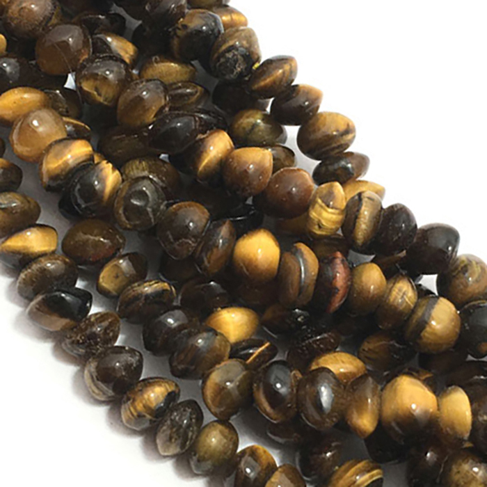 Stunning Tiger Eye Plain Button 5mm to 5.5mm Beads