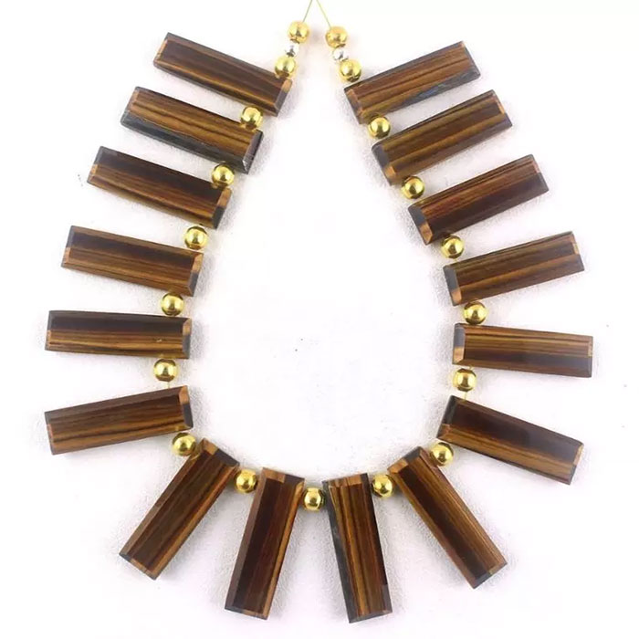 wholesale Tiger's Eye Faceted Beads Starnds for necklace