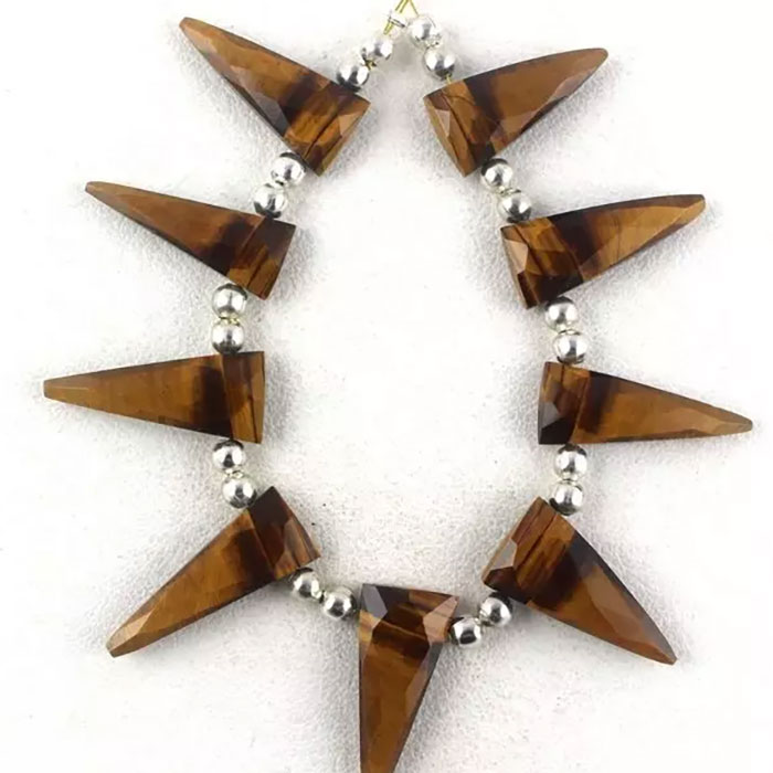 high quality Tiger's Eye Faceted Beads Starnds for jewelry