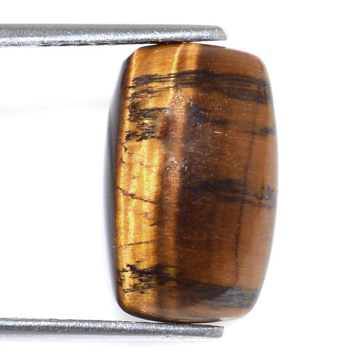 Buy Online Natural Tiger's Eye Cushion Gemstone | Loose Tiger's Eye Gemstones