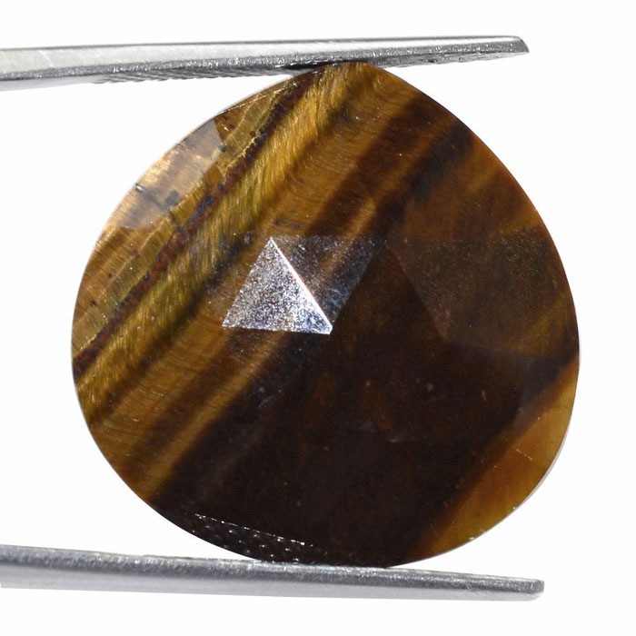 Shop for the best loose jewelry stones | heart Tiger's Eye loose gemstone|