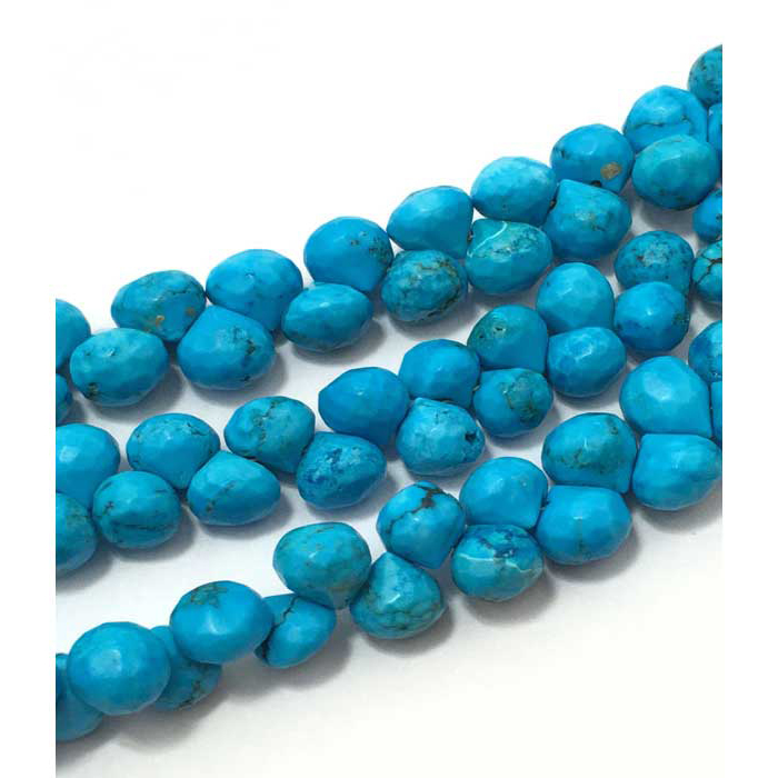 Supplier Turquoise Faceted Onion 6MM To 6.5MM Beads