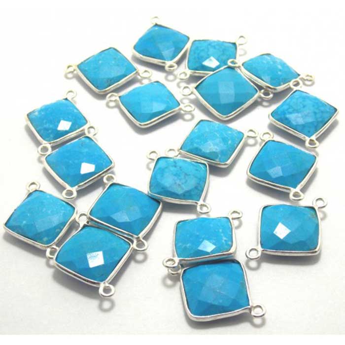 Wholesale Handmade Gemstone Single Bail Connector 925 Silver Gemstone Connector