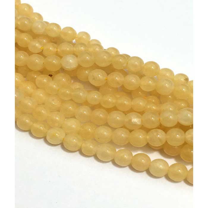 Buy Best Yellow Aventurine Plain Round 4mm to 5mm Beads