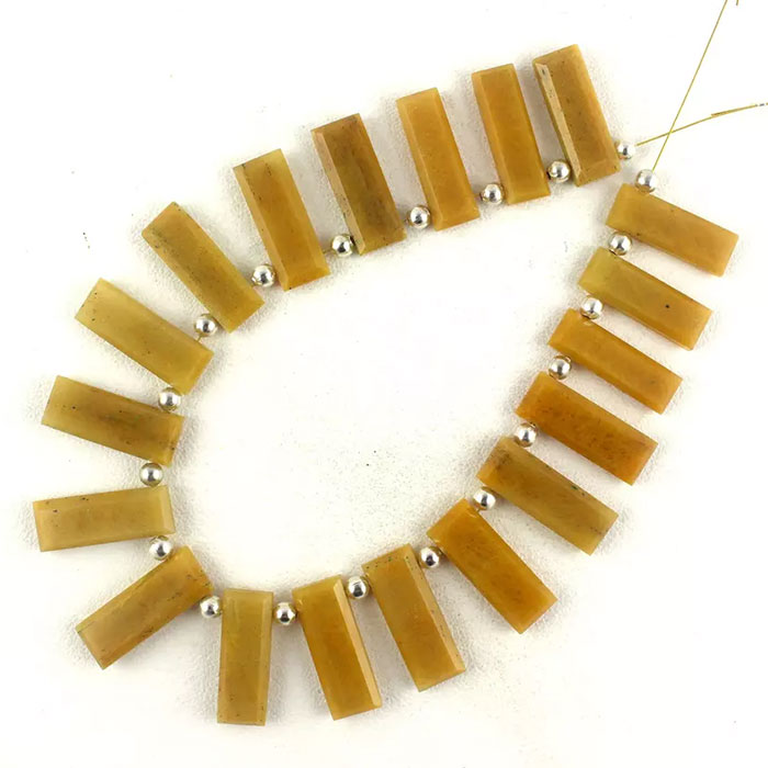 manufacturer of Aventurine Rectangle Beads Strand for jewellery