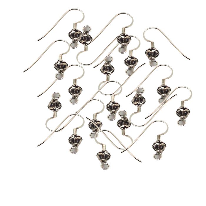 Online Solid Sterling Silver Earring Hook | Earring Hook Manufacturer |