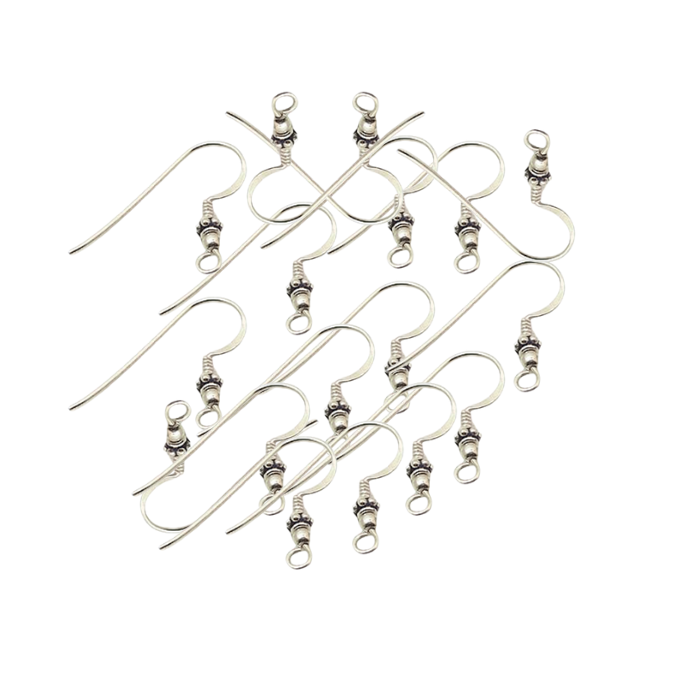 Top Quality Silver Handmade Earring Hook | Earring Hook Manufacturer |