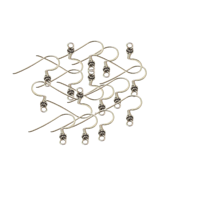 Online Solid Sterling Silver Earring Hook | Earring Hook Jewelry Making |
