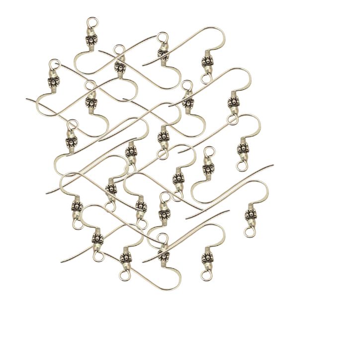 Online Solid Sterling Silver Earring Hook | Earring Hook Suppliers |