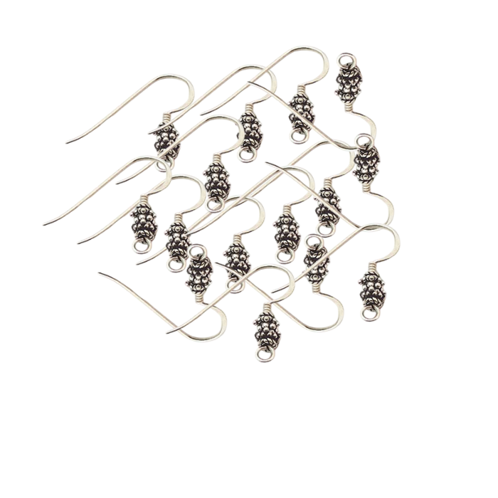 Top Quality Silver Handmade Earring Hook | Earring Hook In India |