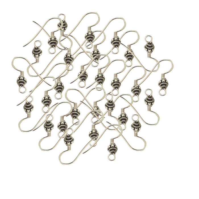 Buy Online 925 Silver Earring Hook | Solid Silver Earring Hook |