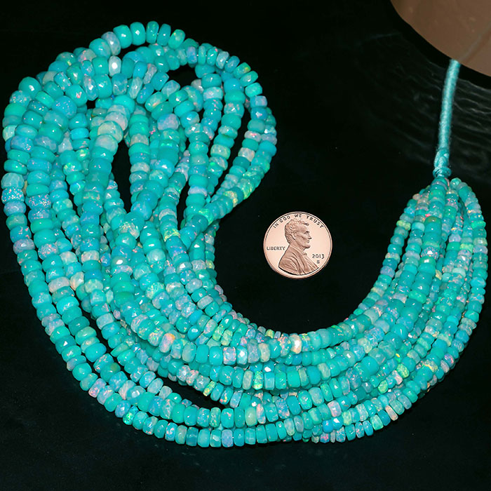 wholesale Opal Faceted Beads Strands for necklace