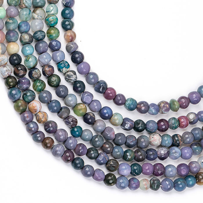 best buy Opal Plain Beads Strands for necklace