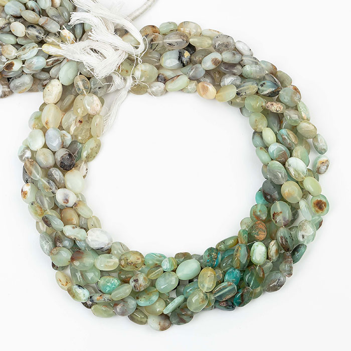 awesome look Opal Plain Beads Strands mala