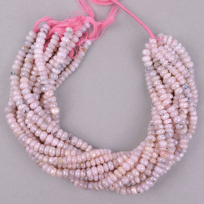 stunning Pink Opal Plain Beads Strands wholesale price