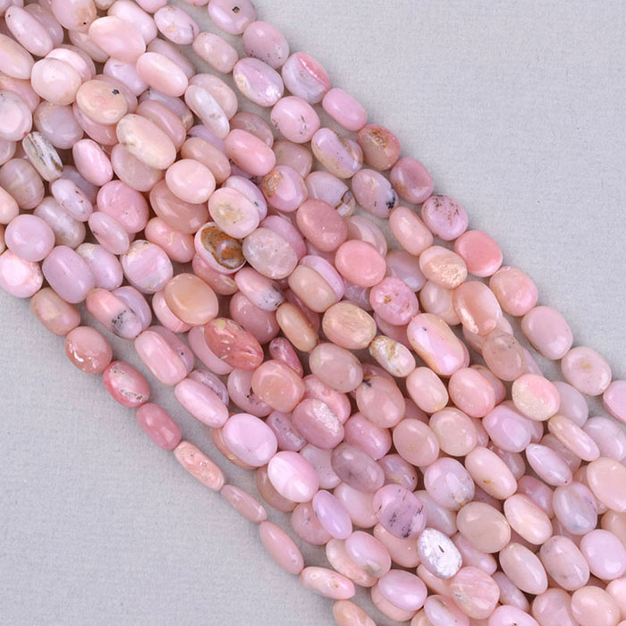 online selection of Opal Plain Beads Strands for mala