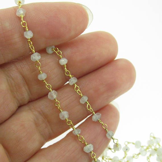 Wholesale Huge Collection Rainbow Moonstone Rosary Chain
