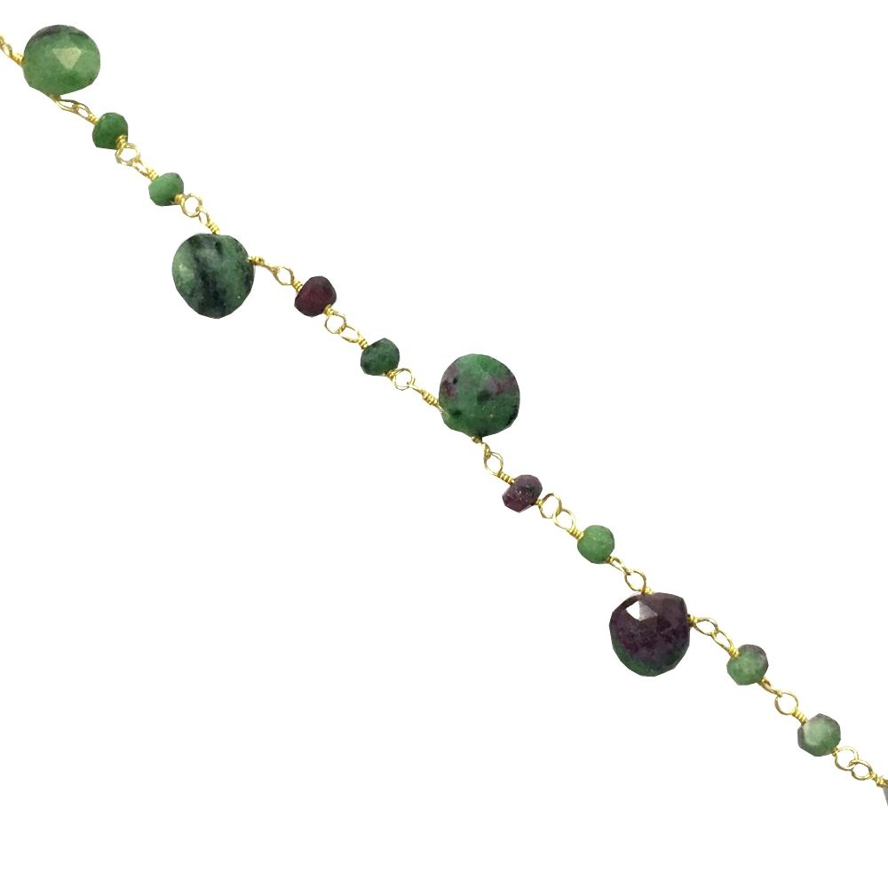 Online Collection ruby Zoisite Gemstone Rosary Chains