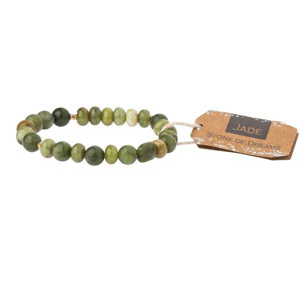 Manufacturer of Semi Precious Green Jade Beads Bracelets Jewelry
