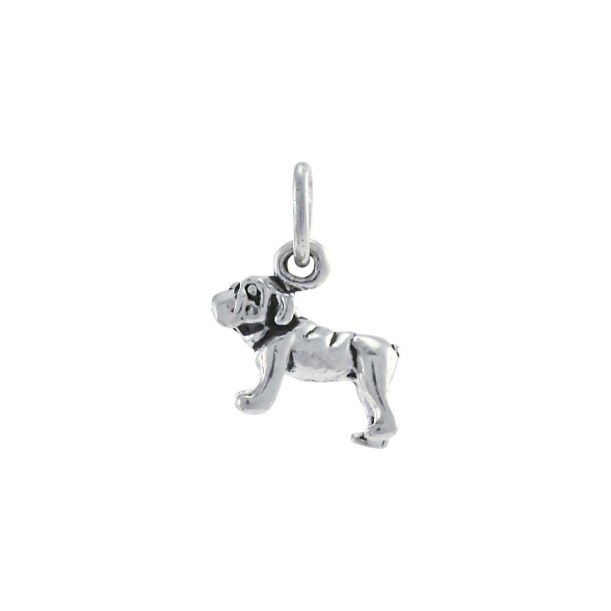Buy Online 929 Sterling Silver Charm Manufacturer |Huge Collections Small Bull Dog  Charm|