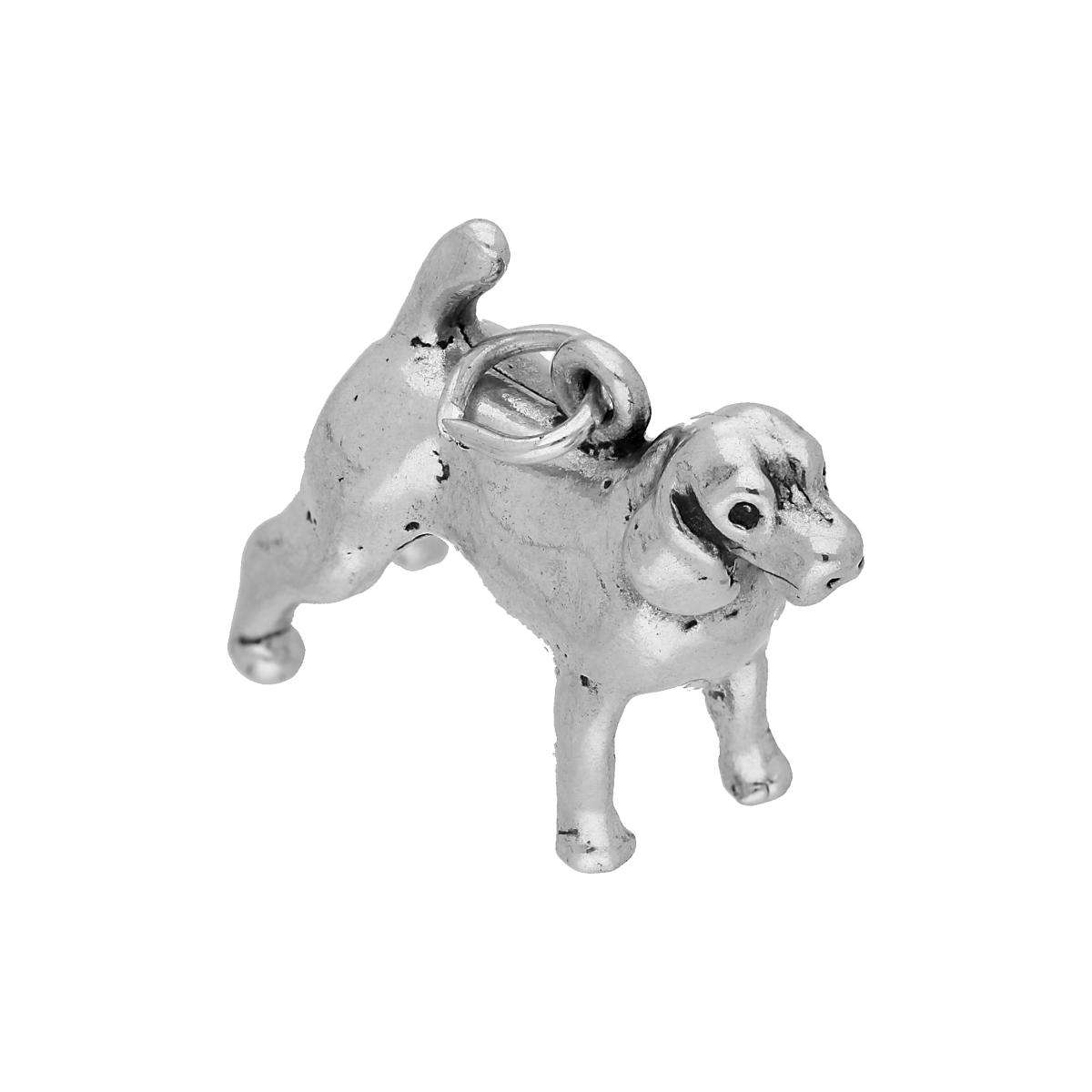 Online Sale Silver For Necklace Charm Exporter |Suppliers Spaniel Charm|