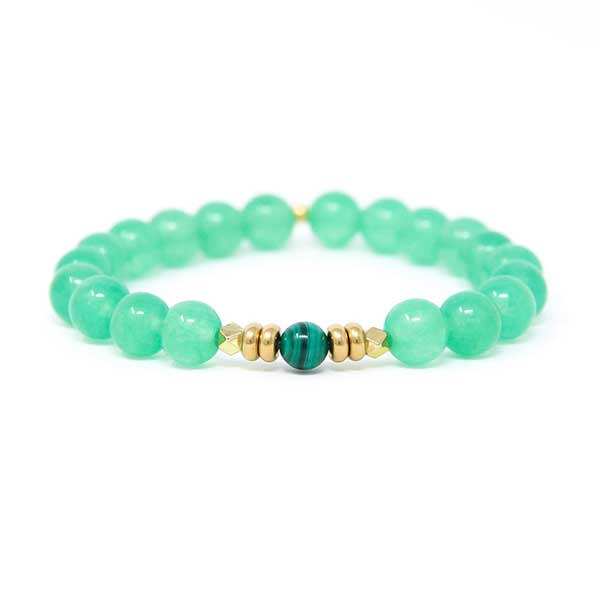 Stunning Natural Green Aventurine Beads Bracelets Jewelry