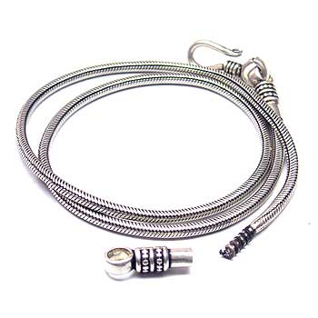 Jaipur Best Seller Of Snake Sterling Silver Chain.