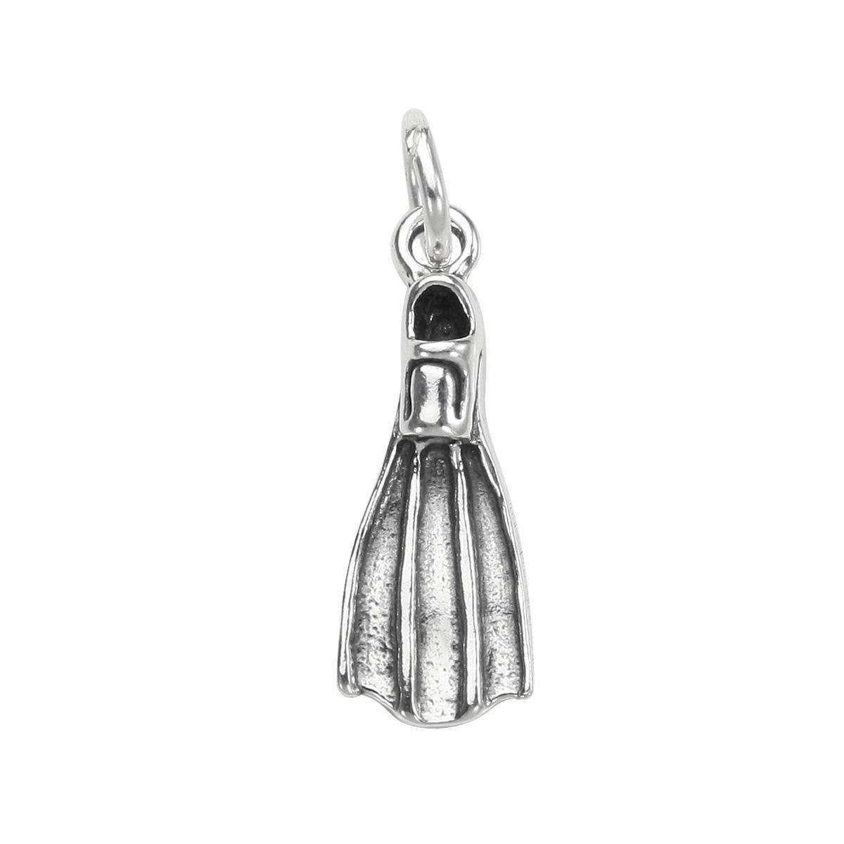 Online Shop Divers Fin Charm |925 Sterling Silver Divers Fin Charm|