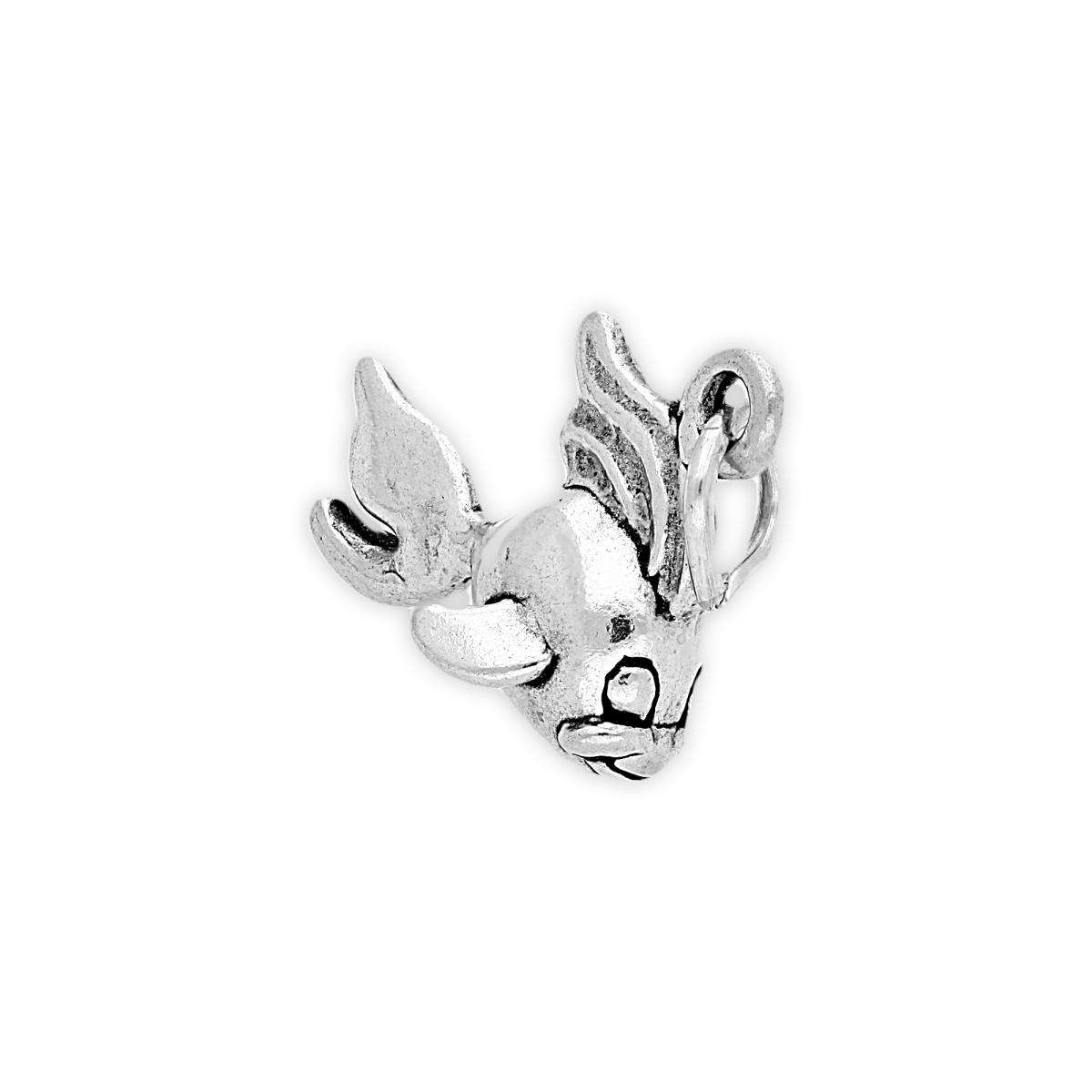 Online Fantail Goldfish Charm |Sterling Silver Fantail Goldfish Charm|