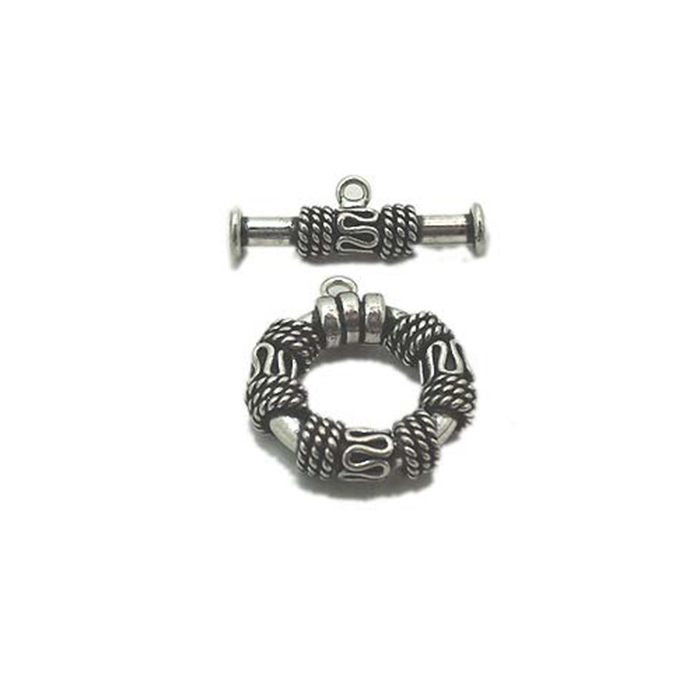 Buy Online Silver Large Size Toggle | Large Size Toggle In Silver |