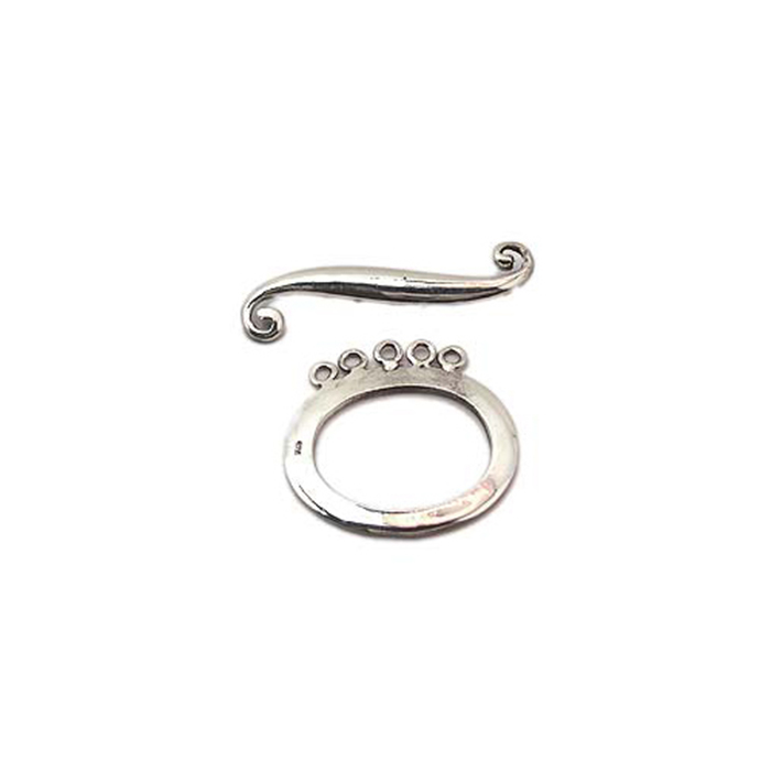 Online Solid Sterling Silver Multi Strand Toggle | Multi Strand Toggle In Jaipur |