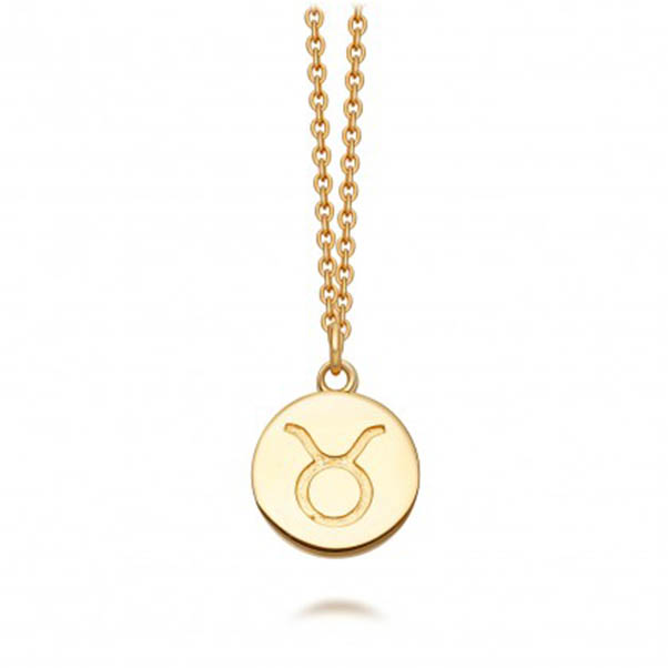 Taurus Zodiac  Astrology Necklace Jewelry