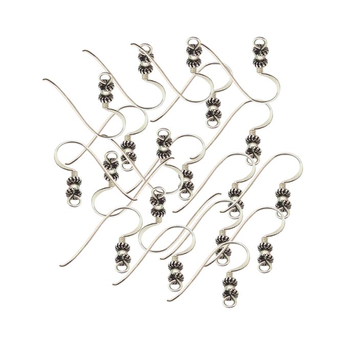 Online Solid Sterling Silver Earring Hook | Earring Hook In Silver |