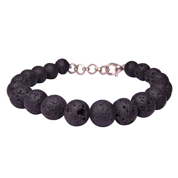 Exporter Of Natural Lava Beads Bracelets At Cheap Price