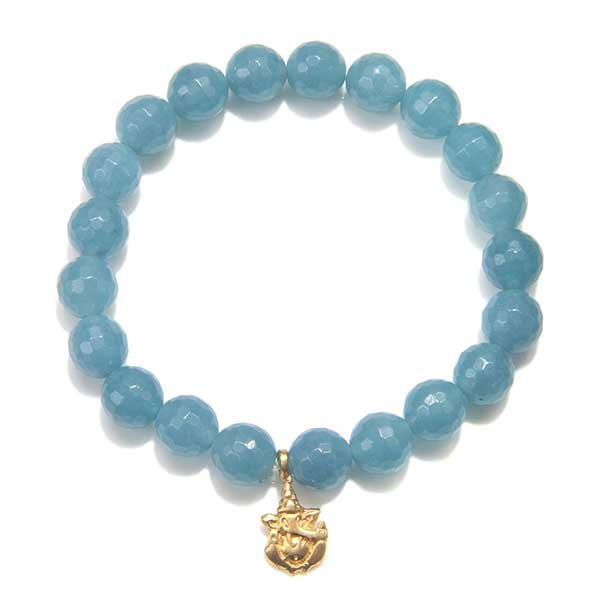 Exporter Of Natural Loose Chalcedony Beads Bracelets At Cheap Price