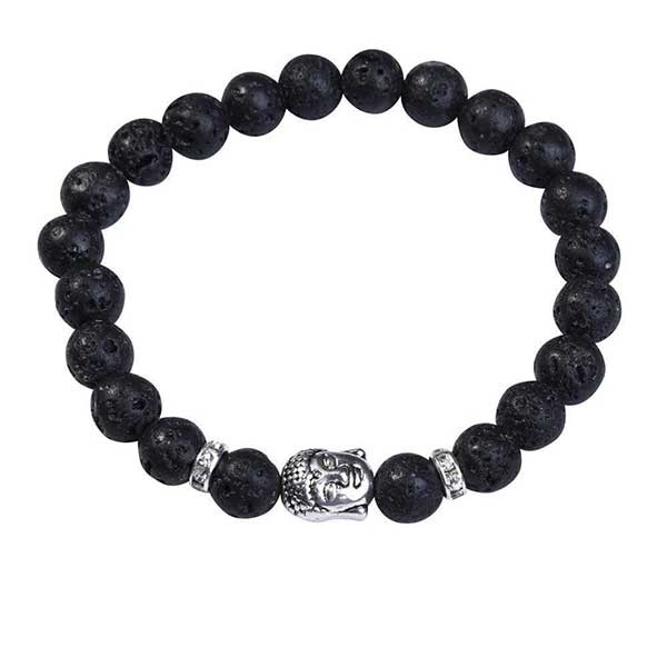 Online Natural Loose Lava Beads Handmade Bracelets At Wholesale Price