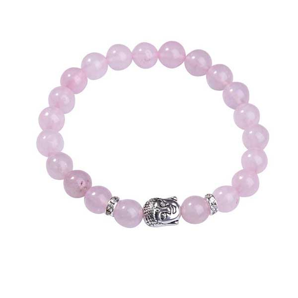 Buy Wholesale Semi Precious Rose Quartz Beads Bracelets At Best Price