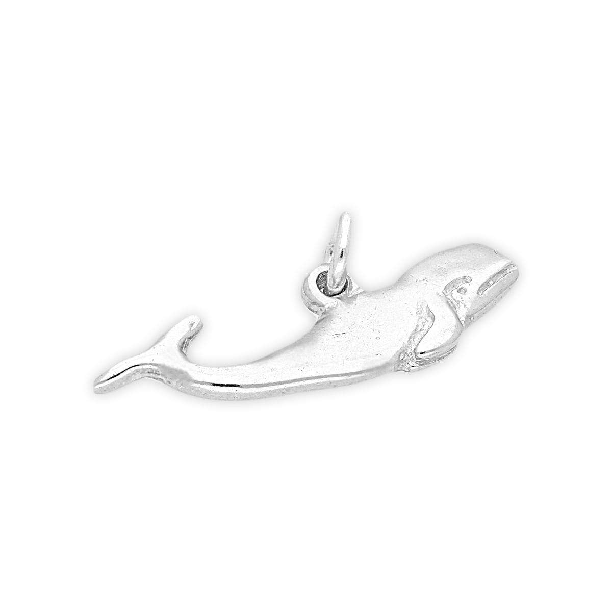 Online Sale Sperm Whale Charm |Silver For Necklace Sperm Whale Charm|