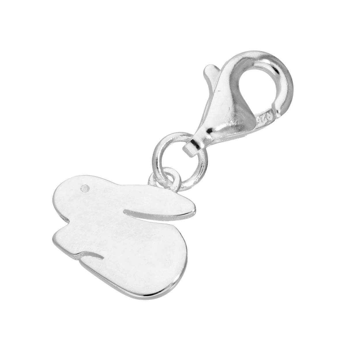 Wholesale Solid Sterling Silver Charm Suppliers |Huge Collections Unny Rabbit Clip On Charm|
