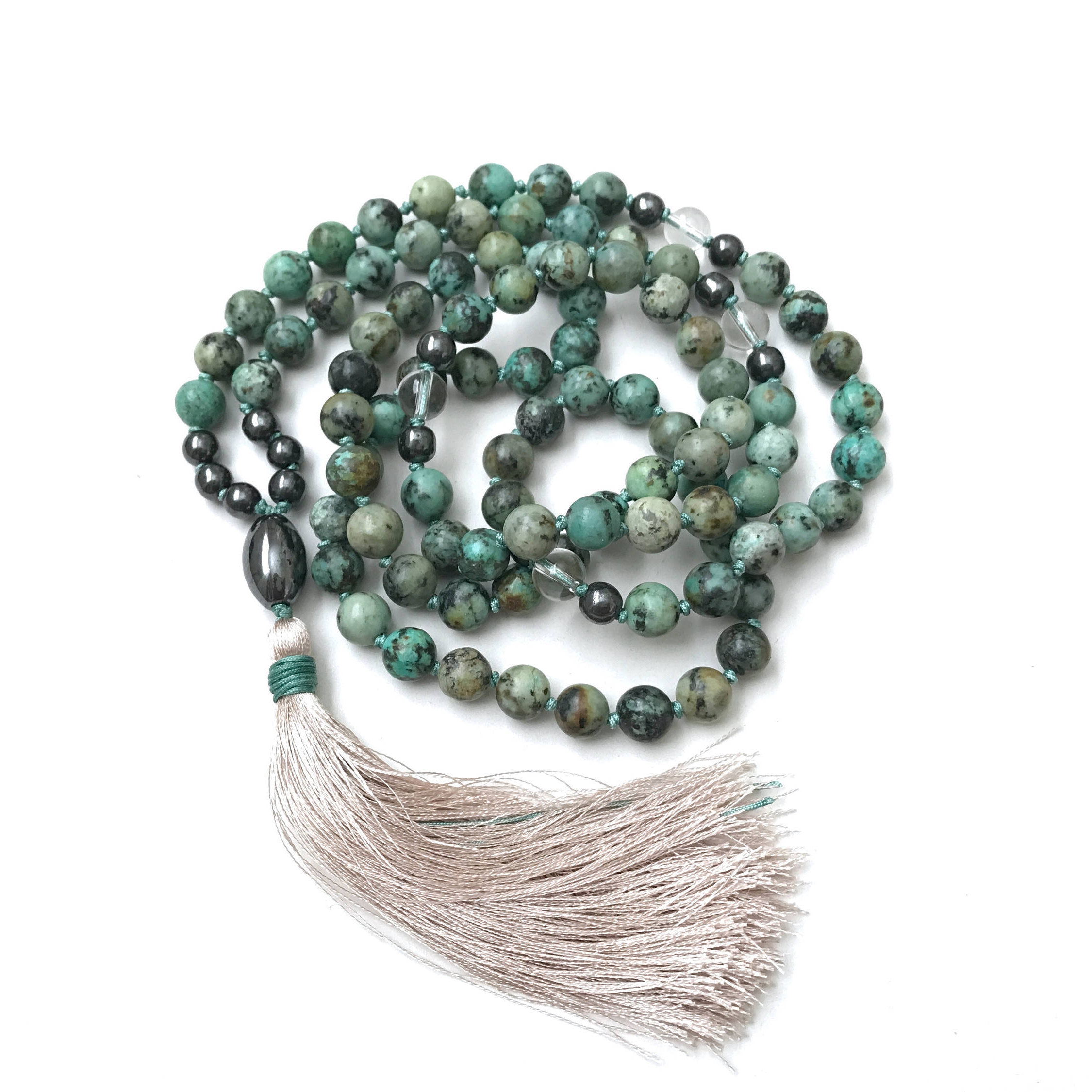 Wholesaler Of Tassel Mala African Turquoise Beaded Mala Necklace